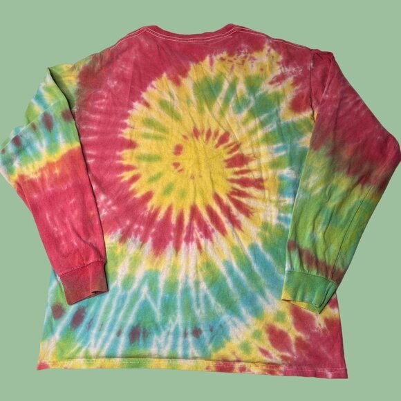 Cheech‎ Chong Shirt Adult Medium Tie Dye Movie Up In Smoke Hippie - Picture 7 of 8